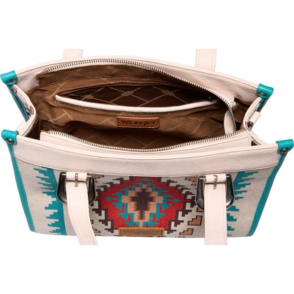 ***Wrangler Aztec-Print Satchel with Buckles*** - Picture 3 of 5
